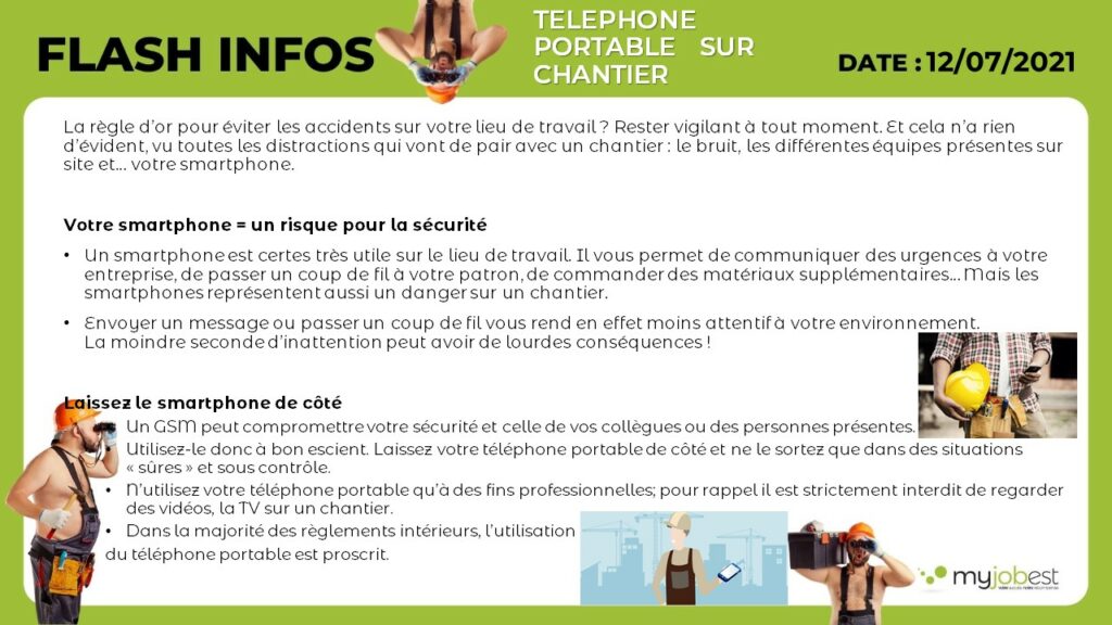 Téléphone portable au travail et usage privé – Loi Suisse